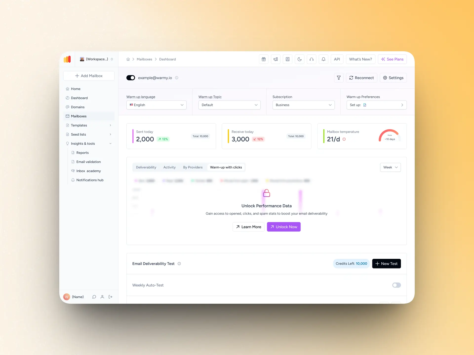 Calentamiento con clics: Realiza un seguimiento del rendimiento con nuevas estadísticas 6 Warmup With CLicks Statistics no access